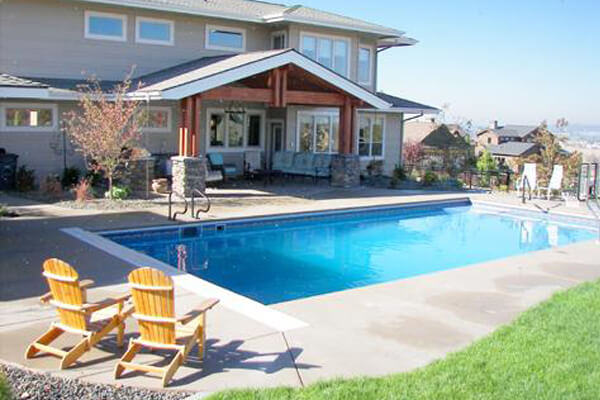 Engineered Concrete Wall Vinyl Lined Pools Family Image