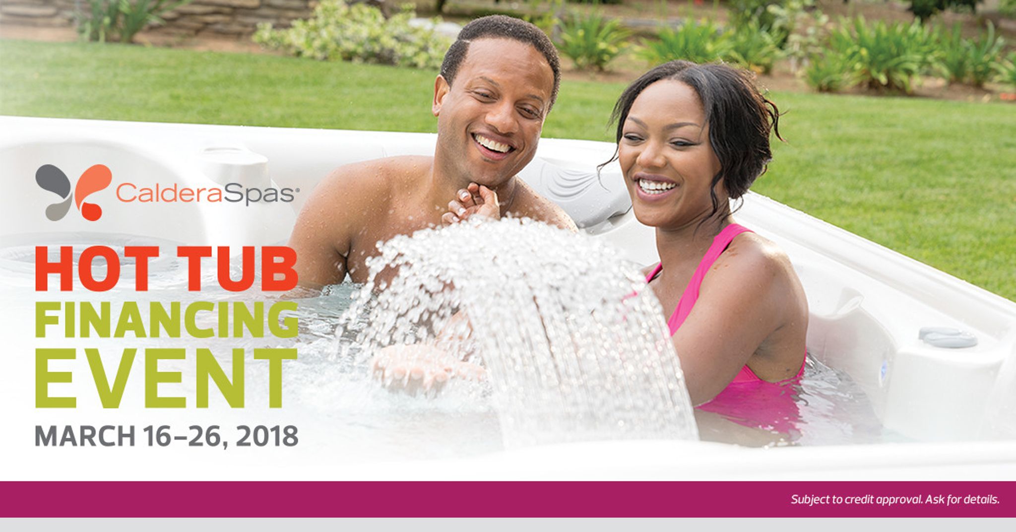 Special Hot Tub Financing Event