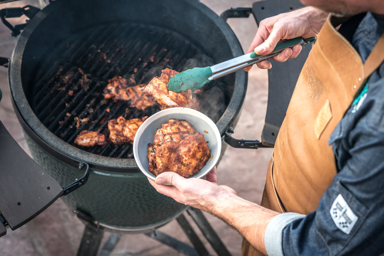Healthy eating is easy with a Big Green Egg or Traeger Grill